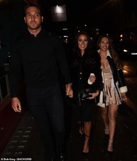 Towie S Yazmin Oukhellou Puckers Up To Eotb Star Nicole Bass Before Sharing Smooch With James