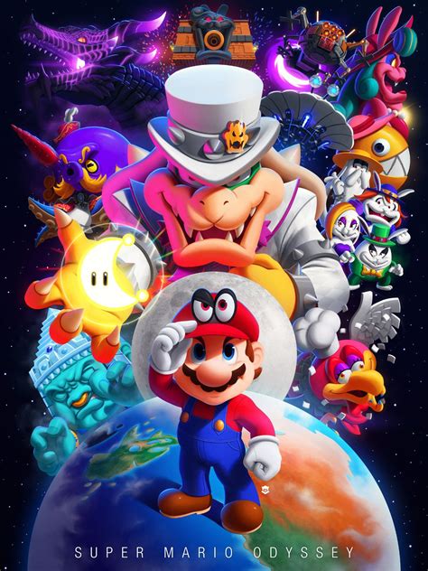 Super Mario Odyssey Super Mario Art Super Mario Mario Games