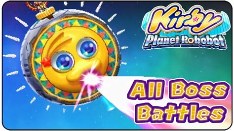 Kirby Planet Robobot All Bosses Youtube