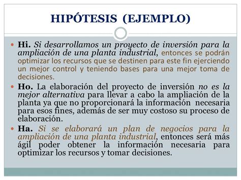 Como Realizar Una Hipotesis En Un Proyecto De Investigacion Ejemplos Nuevo Ejemplo