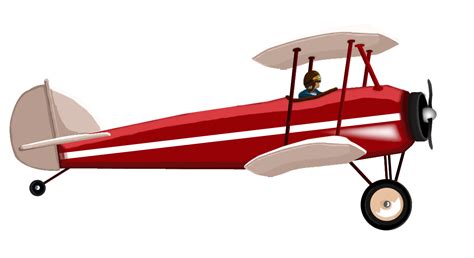 Biplane Airplane Fixed Wing Aircraft Flight Plane Man Png Download