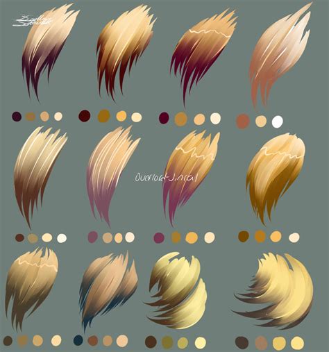 Blond Hair Colors By Overlord Jinral On Deviantart