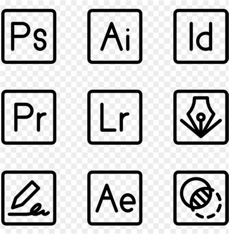 An easy way to import a logo created in adobe illustrator or a graphic from adobe photoshop is to bring it into premiere pro just like any other media. Adobe Icons Vector at Vectorified.com | Collection of ...