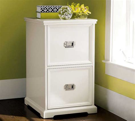 Crafted of steel in a pearl white finish, this unit strikes a. munwar: White Filing Cabinets