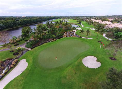 Aerial view of the Golf Course at Boca West Country Club #AkoyaBocaWest