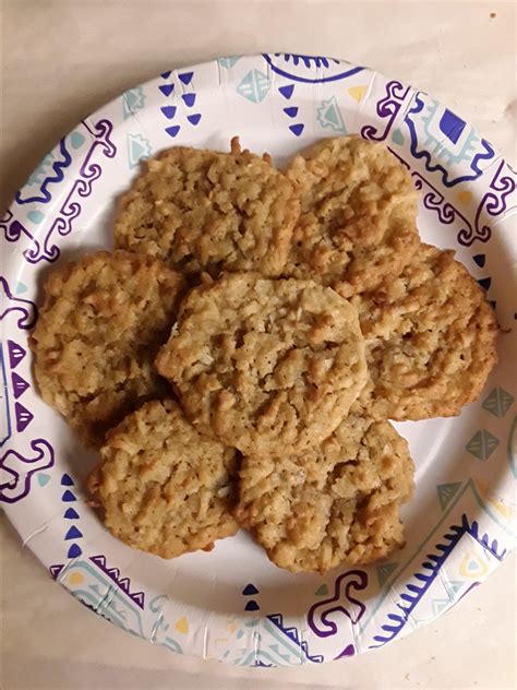 Chewy Crispy Coconut Cookies Recipe Allrecipes