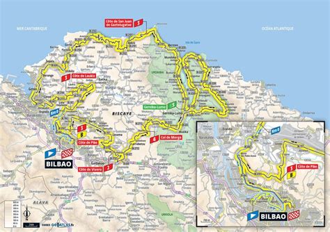 Tour De France Stage Route Preview Yellow Jersey On The Line At Grand Depart In Bilbao