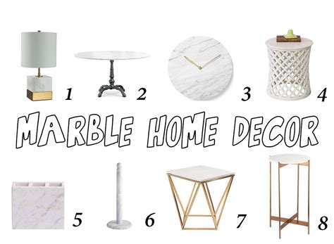 Marble Home Decor Home Inspiration Let Her Glow