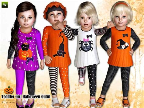 Lillkas Toddler Girl Halloween Outfit Girls Halloween Outfits