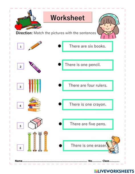 Worksheets For Kids To Learn English