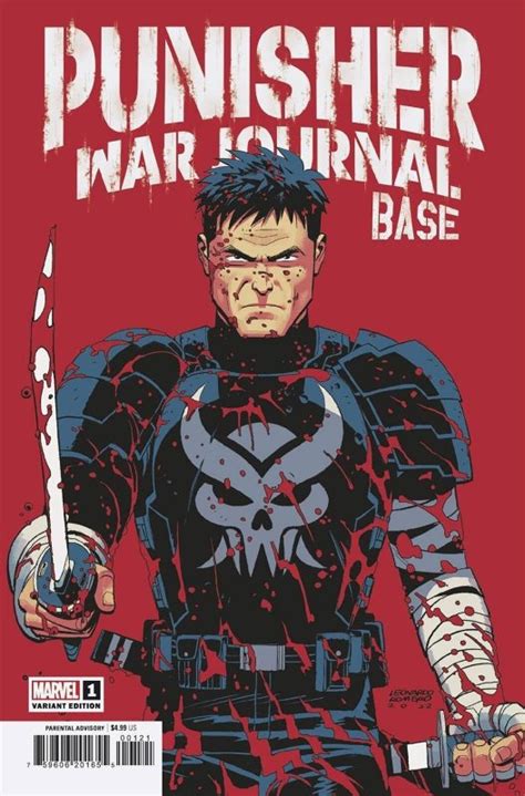 Punisher War Journal Base 1 Romero Var Marvel Prh Comic Book 2023