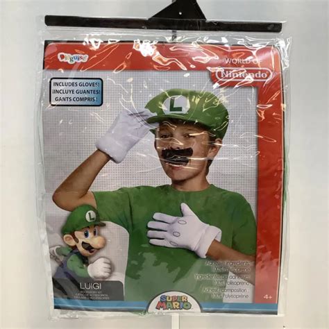 Disguise Boys World Of Nintendo Super Mario Luigi Accessory Kit 24