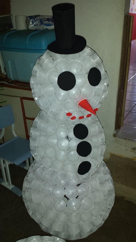 Artesanato By Pris Lucena Enfeites Para O Natal Boneco De Neve Feito