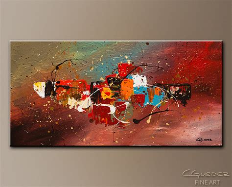 Contemporary Abstract Paintings Boundaries Colorful Wall Art By