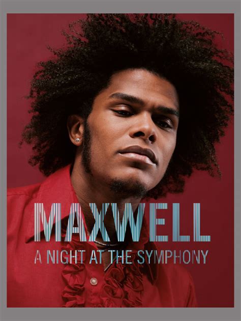 Maxwell To Perform First Ever Orchestra Concert This September Rated Randb