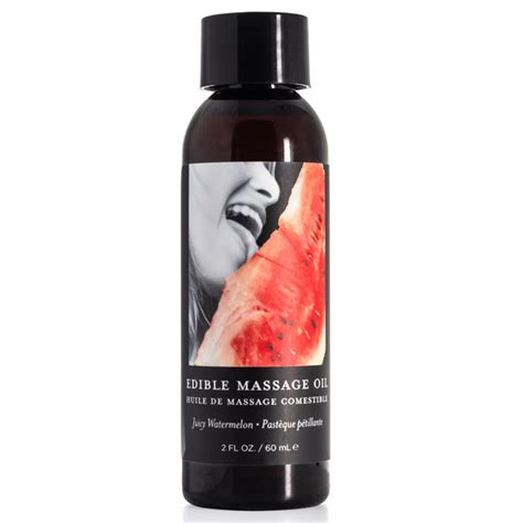 Earthly Body Watermelon Flavoured Edible Massage Oil 60ml Sexyland