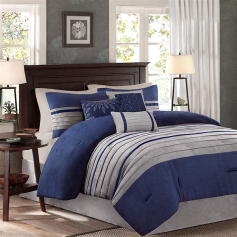 Palmer 7 Piece King Comforter Set Blue Mp10 2264 By Olliix At