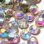 100pcs Crystal AB Non Hot Fix Flat Back Glass Rhinestones Diamante Gems 