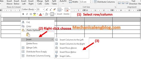 How To Create Table In Ms Word Mechanicaleng Blog