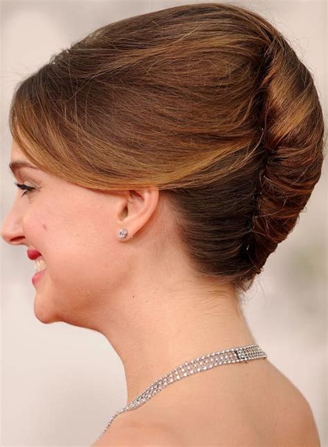 Red Carpet Hairstyles Classic French Twist Wedding Guest Hairstyles