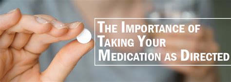 The Importance Of Taking Your Medications As Directed Ems Safety