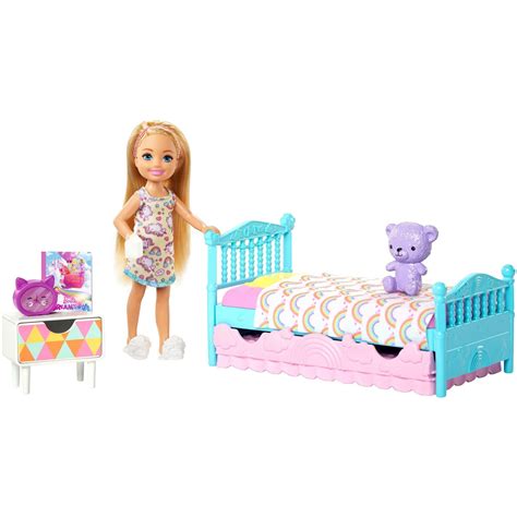barbie club chelsea bedtime doll and bedroom playset barbie chelsea doll