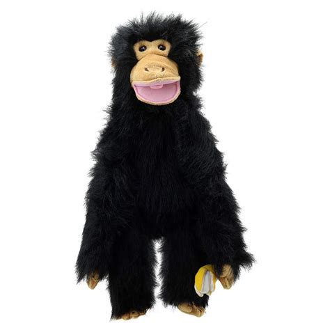 The Puppet Company Chimp Monkey Medium Primate Hand Puppet Wordunited