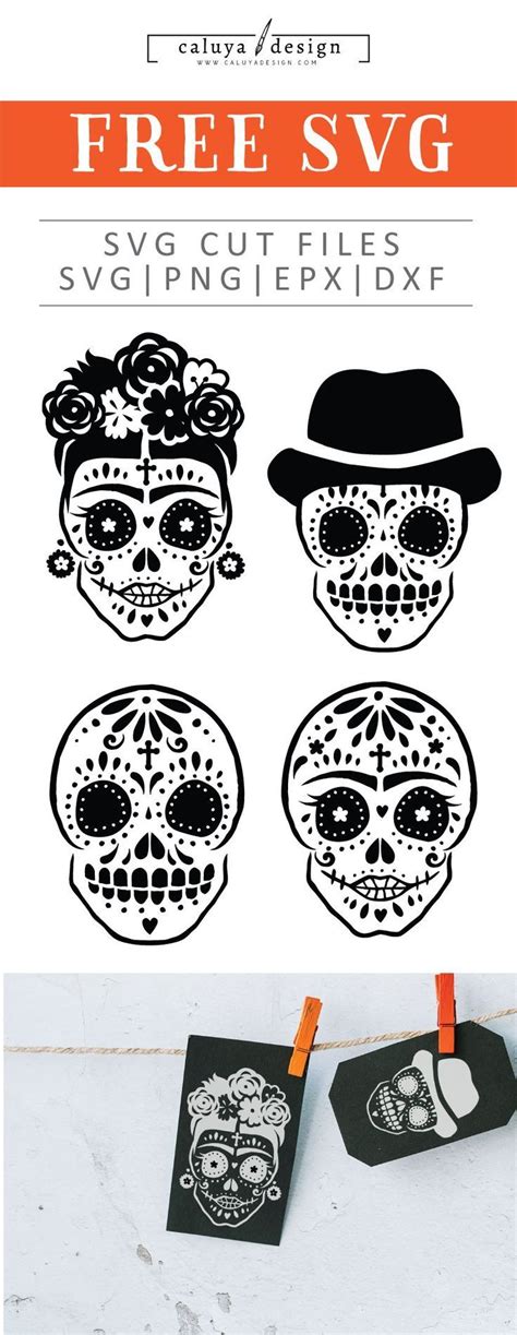 Sugar skull svg cut file $ 2.00 $ 0.00. Free Hand-drawn Sugar Skull SVG, PNG, EPS & DXF by ...