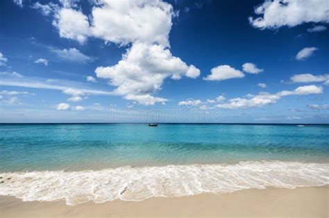 Beautiful Tropical Beach And Blue Sky Stock Photo Image 42160246