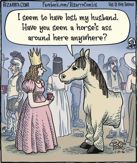 A Cartoon Depicting A Horse And A Princess Talking To Each Other
