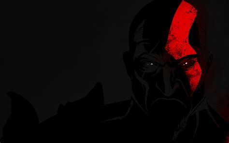 Download Wallpapers 4k Kratos Darkness 2018 Games Fan Art God Of
