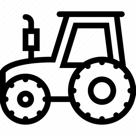 Agriculture Farm Farming Gardening Tractor Icon