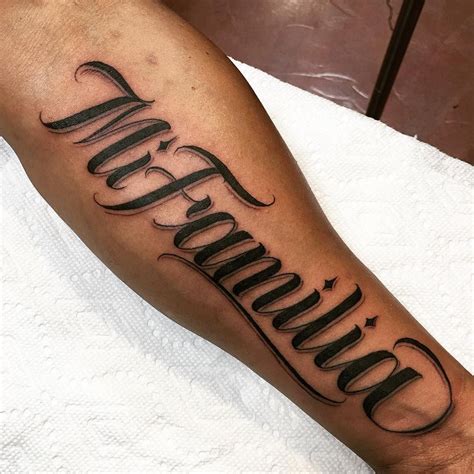 Familia Tattoo Lettering Tattoo Font Just Ink