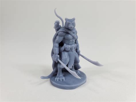 Weretiger Cat Updated Mz4250 28mm Dungeons And Dragons Etsy