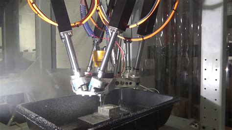 P1500 Hexapod Milling A Test Piece In Aluminum Youtube