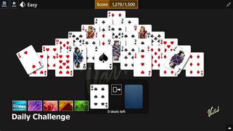 Microsoft Solitaire Collection Daily Challenge February 17th 2023