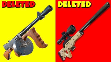 Fortnite is a registered trademark of epic games. Epic Games just DELETED the Best Guns in Fortnite ...