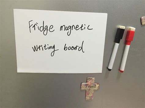 Fridge Magnetic Writing Board Fridge Message Board Refrigerator Memo