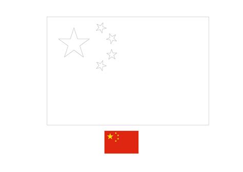 China flag coloring page in 2020 | Coloring pages, Flag coloring pages, Free coloring sheets