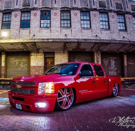 Silverado Crew Cab Chevy Silverado Bagged Trucks Pickup Trucks 4