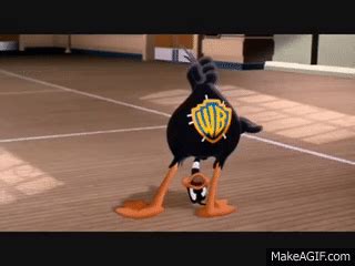 Daffy Duck Kissing His Own Ass Because The Wb Logo Is On It On Make A Gif