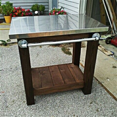 Diy Outdoor Grill Prep Table Doing It Yourself