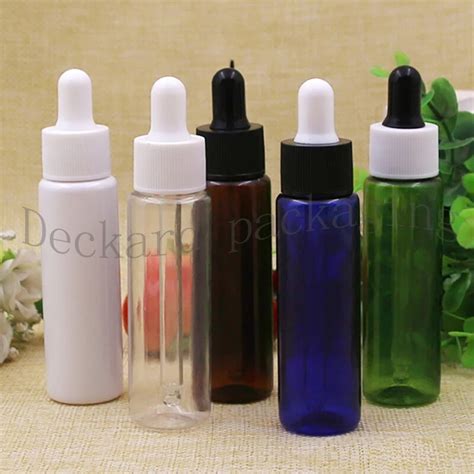50pcs 30ml Serum Plastic Bottleround Cosmetic Packaging Sample Bottles
