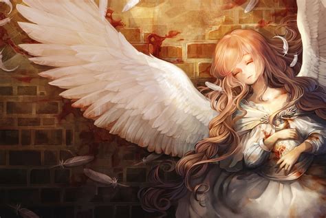 Wallpaper Id P Wings Demon Anime Girls Angel Anime