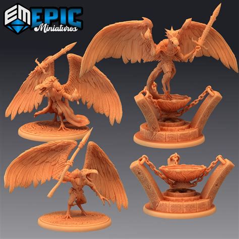 Vulture Demon Bird Devil Avian Fiend Epic Miniatures Restless Bones