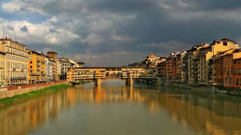 1920x1080 Ponte Vecchio Florence River City Buildings Wallpaper 