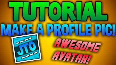 How To Make An Awesome Youtube Profile Picture Avatar Icon Paint Net 2015 Hd Youtube