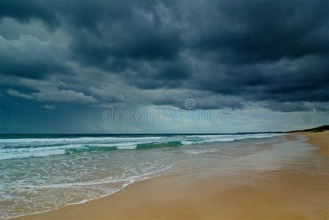 Beach And Cloudy Sky Stock Image Image Of Wave Ocean 8118581