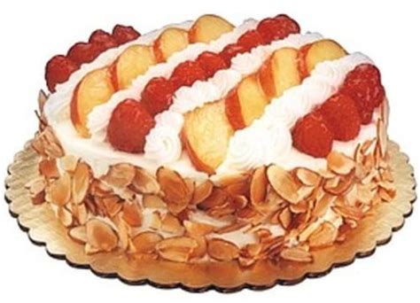 Wegmans Peach Melba Whipped Cream Cake Frozen Cakes And Pies 34 Oz