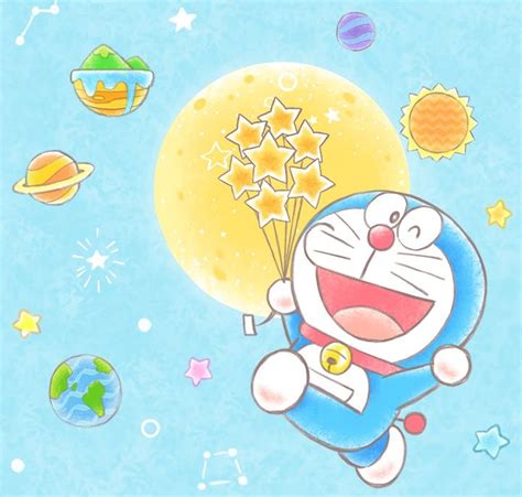 Doraemon Space Inside Page Kartun